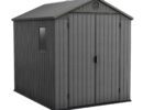 Keter 6’x8′ Darwin Heavy Duty Plastic Garden Shed – Grey-oakleysgardenmachine- Free shipping